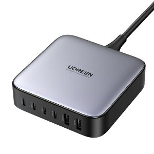 UGREENb[O[ AC-USB[d m[gp\RE^ubgPCΉ 200W [6|[gFUSB-Cx4{USB-Ax2 /USB Power DeliveryΉ] O[ 90551