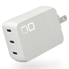 CIO｜シーアイオー NovaPort TRIO 67W GaN急速充電器 USB-C×3ポート ホワイト CIO-G67W3C-WH [3ポート /GaN(窒化ガリウム) 採用]