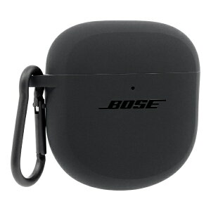 BOSEb{[Y QuietComfort Earbuds II Silicone Case Cover Triple Black SCOVERQCEBIIBLK