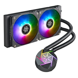 SilverStone�b�V���o�[�X�g�[�� ����CPU�N�[���[ 120mm�t�@��x2 [LGA115X/1200/1700/2011/2066�EAM4/AM5] VIDA 240 SLIM SST-VD240-SLIM