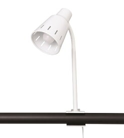 東京メタル｜TOME クリップライト ホワイト 60W相当LED電球(電球色)付 YH10WC [LED /電球色]