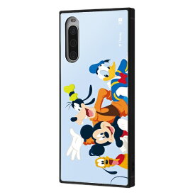 イングレム｜Ingrem Xperia 10 IV / 『ディズニーキャラクター』/耐衝撃ハイブリッドケース KAKU / ミッキー＆フレンズ_2 IQ-DXP10M4K3TB/MAF6