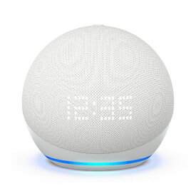 Amazon｜アマゾン 【新型】Echo Dot with clock (エコードットウィズクロック) 第5世代 - 時計付きスマートスピーカー with Alexa B09B9B49GT [Bluetooth対応 /Wi-Fi対応]