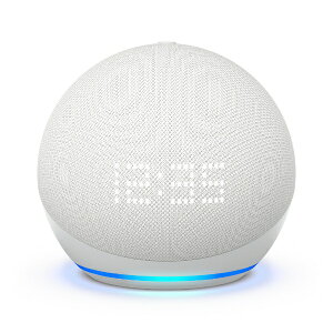 AmazonbA}] yV^zEcho Dot with clock (GR[hbgEBYNbN) 5 - vtX}[gXs[J[ with Alexa B09B9B49GT [BluetoothΉ /Wi-FiΉ]