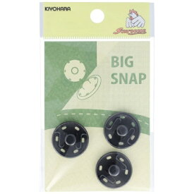 清原｜KIYOHARA ビッグスナップ（21mm）黒ニッケル サンコッコー SUN17-05