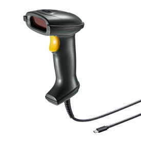 サンワサプライ｜SANWA SUPPLY バーコードリーダー [USB-C /1次元対応] (Android/iPadOS/Windows11対応) BCR-TC1D1BK