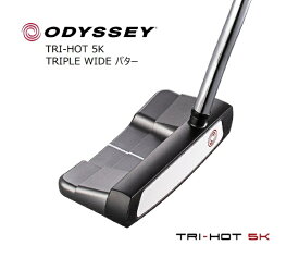 オデッセイ｜ODYSSEY パター TRI-HOT 5K TRIPLE WIDE DB トライホット 5K トリプルワイド DB 34インチ・ダブルベント