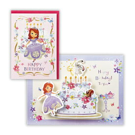 ニホンホールマーク｜Hallmark 誕生日カード　ディズニーソフィア2 EAR-816-483