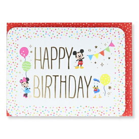 ニホンホールマーク｜Hallmark 誕生日カード　ディズニーパルスパーティーガーランド2 EAR-816-766 【代金引換配送不可】