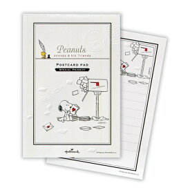 ニホンホールマーク｜Hallmark ハガキ箋 スヌーピー ポストと手紙2 ECD-819-873