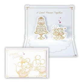 ニホンホールマーク｜Hallmark ウェディングカード　ディズニースケッチミッキーミニー2 EAR-816-209 【代金引換配送不可】
