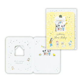 ニホンホールマーク｜Hallmark ご出産カード　ディズニー銀箔みんなでお祝い2 EAP-816-698