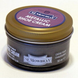 アールアンドデー｜R&D M.MOWBRAY（エム・モゥブレィ）メタリックシュークリームジャー 50mL シルバー