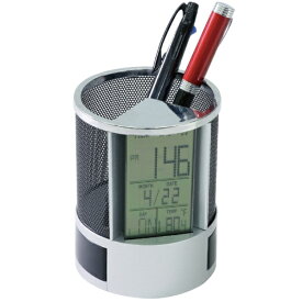 アーテック｜Artec ペン立て時計（小物入れ付） 5053