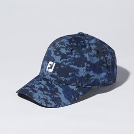 フットジョイ｜FootJoy メンズ UVカット グラフィックプリントキャップ(フリー：57-59cm/ネイビー)FH23ACP ネイビー FH23ACP [メンズ /フリー：57-59cm]【返品交換不可】