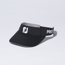 フットジョイ｜FootJoy メンズ ツアーバイザー(フリー：57-59cm/ブラック)FH23VTR ブラック FH23VTR [メンズ /フリー：57-59cm]【返品交換不可】