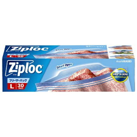 旭化成ホームプロダクツ｜Asahi KASEI Ziploc（ジップロック）フリーザーバッグ Lサイズ 大容量品 30枚