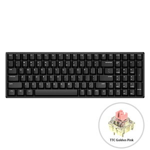 iQunix�b�A�C�L���[�j�b�N�X �Q�[�~���O�L�[�{�[�h F97(TTC Golden Pink���E�p��z��) Dark Side iq-f97-dark-side-ttc-golden-pink [�L���E���C�����X /Bluetooth�EUSB]