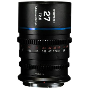 LAOWA�b���I�� Nanomorph 27mm T2.8 1.5x Cine �iFlare color�F BL�j �t�W X�y�󒍐��Y�i�z NANO27MM-T2.8-BL-X [FUJIFILM X]�y�L�����Z���s�z