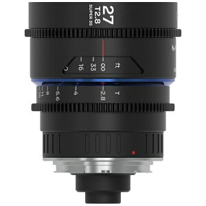 LAOWA�b���I�� Nanomorph 27mm T2.8 1.5x Cine (Flare color:BL) PL/EF�y�󒍐��Y�i�z NANO27MM-T2.8-BL-PLEF [�L���m��EF]�y�L�����Z���s�z
