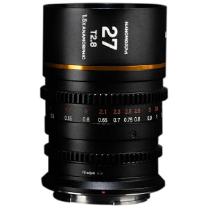 LAOWA�b���I�� Nanomorph 27mm T2.8 1.5x Cine �iFlare color�F AMB�j �L���m�� RF�y�󒍐��Y�i�z NANO27MM-T2.8-AMB-RF [�L���m��RF]�y�L�����Z���s�z