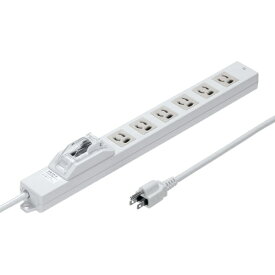 サンワサプライ｜SANWA SUPPLY 漏電ブレーカータップ（3P・6個口・5m） TAP-BR36LN-5