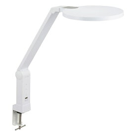 オーム電機｜OHM ELECTRIC LEDデスクランプブルーライトカットクランプ式ホワイト LTC-LS78-W [LED /昼白色]