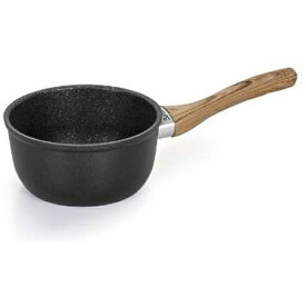 Barazzoni｜バラゾーニ ソースパン（16cm） Granitica Extra Induction Eco Legno ブラック 85511001625 [IH対応]
