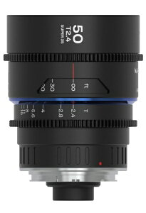 LAOWA�b���I�� Nanomorph 50mm T2.4 1.5x Cine(Flare color:BL) PL/EF�y�󒍐��Y�i�z NANO50MM-T2.4-BL-PLEF [�L���m��EF]�y�L�����Z���s�z