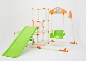 野中製作所|NONAKA WORLD ジャングルジム おりたたみロングスロープキッズパークSP プラス 4334