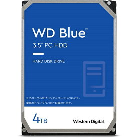 WESTERN DIGITAL｜ウェスタン デジタル WD40EZAX 内蔵HDD SATA接続 WD Blue(256MB/5400RPM/CMR) [4TB /3.5インチ]