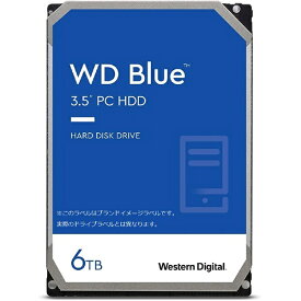 WESTERN DIGITAL｜ウェスタン デジタル WD60EZAX 内蔵HDD SATA接続 WD Blue(256MB/5400RPM/CMR) [6TB /3.5インチ]