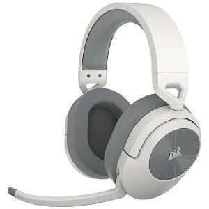 CORSAIR�b�R���Z�A �Q�[�~���O�w�b�h�Z�b�g HS55 WIRELESS White �z���C�g CA-9011281-AP [���C�����X�iBluetooth�{USB�j /���� /�w�b�h�o���h�^�C�v]