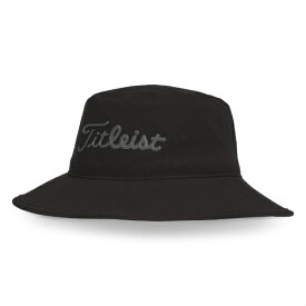 タイトリスト｜Titleist メンズ プレーヤーズ ステイドライ バケットハット ブラック×チャコール TH23PSB [メンズ /フリー(57~59cm)、調節用ラバーストリング付]【返品交換不可】