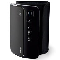 オムロン｜OMRON 上腕式血圧計 ブラック HCR-7608T2 [上腕（カフ）式]