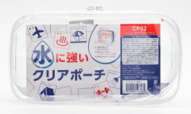 コンサイス｜CONCISE 水に強いクリアポーチ CONCISE クリア CP02