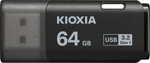 KIOXIAbLINVA USB TransMemory U301(Mac/Windows11Ή) ubN KUC-3A064GK [64GB /USB TypeA /USB3.2 /Lbv]