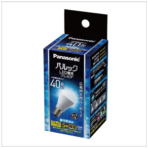 Panasonic�b�p�i�\�j�b�N LED�d�� ���`�d���^�C�v �p���b�N�v���~�A LDA4DGE17K40ESW2F [E17 /��ʓd���` /40W���� /�����F /1�� /�L�z���^�C�v]