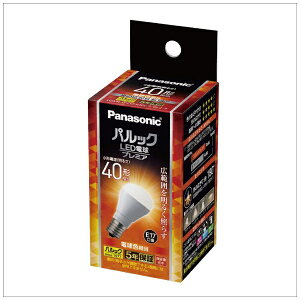 Panasonicbpi\jbN LEDd `d^Cv pbNv~A LDA4LGE17K40ESW2F [E17 /ʓd` /40W /dF /1 /Lz^Cv]