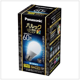 Panasonic｜パナソニック LED電球 パルックプレミアX 昼光色 LDA7DDGSZ6F [E26 /一般電球形 /60W相当 /昼光色 /1個 /全方向タイプ]