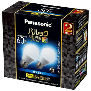 Panasonicbpi\jbN LEDd pbNv~AX LDA7DDGSZ6F2T [E26 /ʓd` /60W /F /2 /S^Cv]