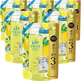 P&G｜ピーアンドジー 【ケース販売】Lenor レノアリセット つめかえ用 超特大サイズ 1420mL×6個 シトラス＆ヴァーベナの香り