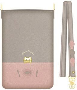 i`fUCbNATURAL design V_[XgbvtX}z|[` sakana to neko Pink Gray SP-DISH02
