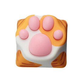 ZOMO｜ゾモ 〔キーキャップ〕ABS Kitty Paw Keycap for Cherry MX Switches 猫の肉球 オレンジ(茶トラ) zp-abs-kitty-paw-orange-cat
