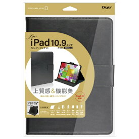 ナカバヤシ｜Nakabayashi 10.9インチ iPad（第10世代）用 PUレザージャケット ブラック TBC-IP2208BK
