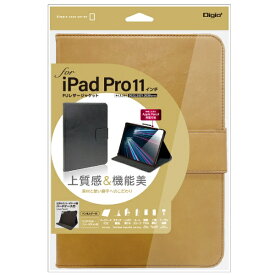 ナカバヤシ｜Nakabayashi 11インチ iPad Pro（第4/3/2世代）用 PUレザージャケット キャメル TBC-IPP2208CA