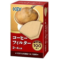 キーコーヒー｜KEY COFFEE コーヒーフィルター 2〜4人用 箱入り