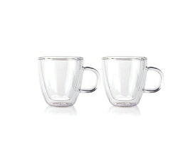 ボダム｜bodum ビストロダブルウォールマグ 150ml 2個セット クリア 10602-10