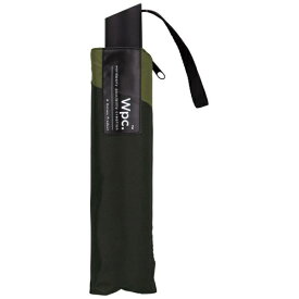 ワールドパーティー｜WPC. 雨傘 折りたたみ傘 UNISEX BACK PROTECT FOLDING Wpc． ブラック×カーキ UX004-931-002 [晴雨兼用傘 /55cm]