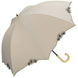 ワールドパーティー｜WPC. 長傘 遮光ドームリムフラワー Wpc. ベージュ 81-12113-101 [晴雨兼用傘 /55cm]